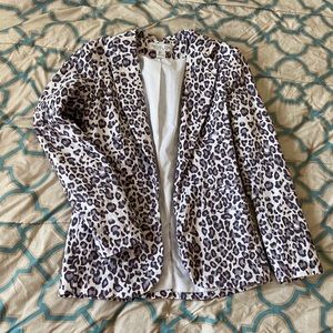 Leopard Printed Blazer